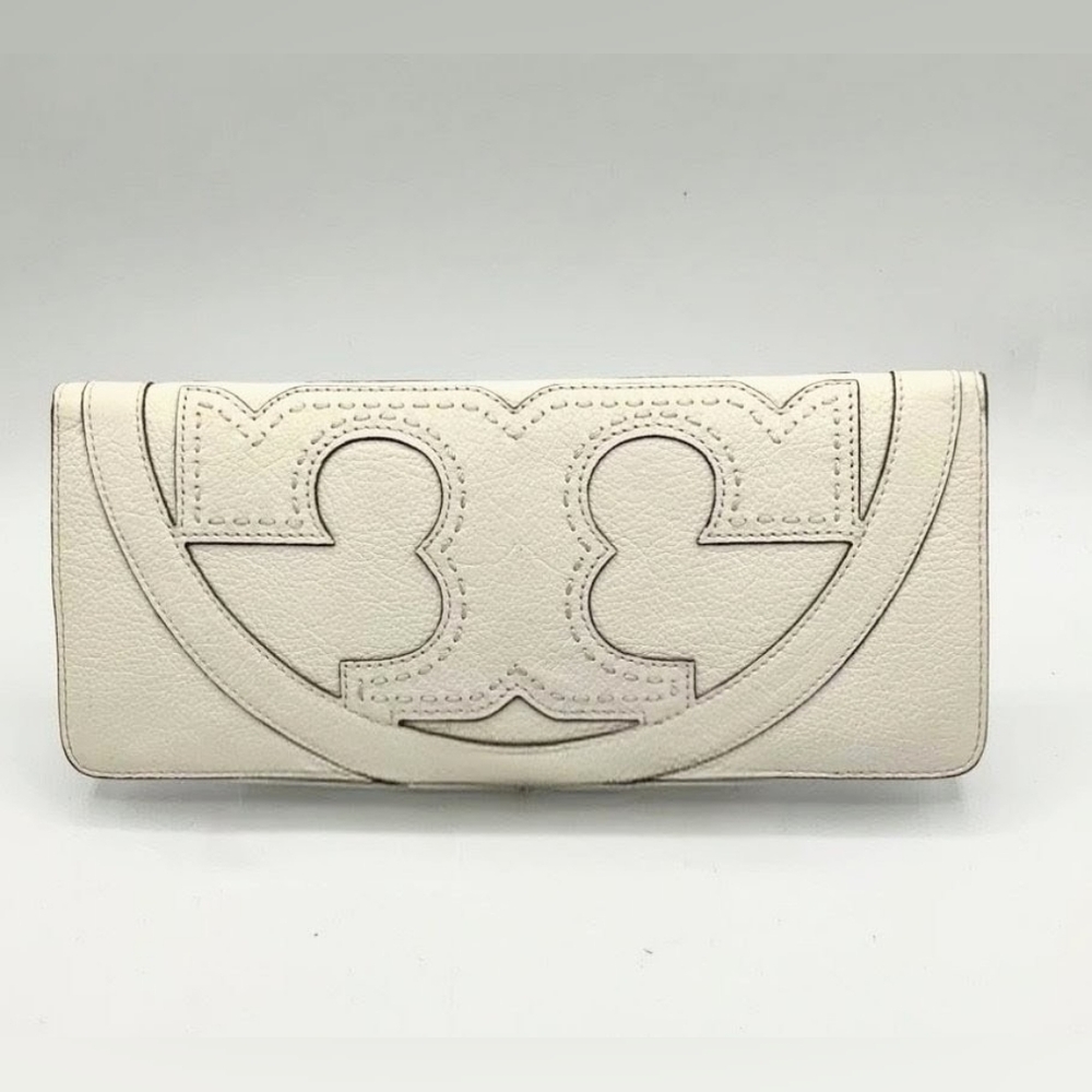 Tory Burch Amalie Leather Clutch